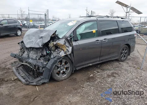 2020 Toyota Sienna Se Premium from USA, damaged, VIN 5TDEZ3DC6LS239068